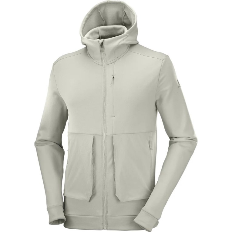 Mint Salomon Essential Warm Fleece Men's Jackets | IE FT0643